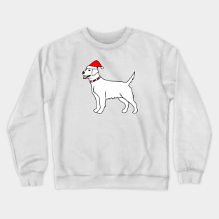 White Christmas Dog Crewneck Sweatshirt